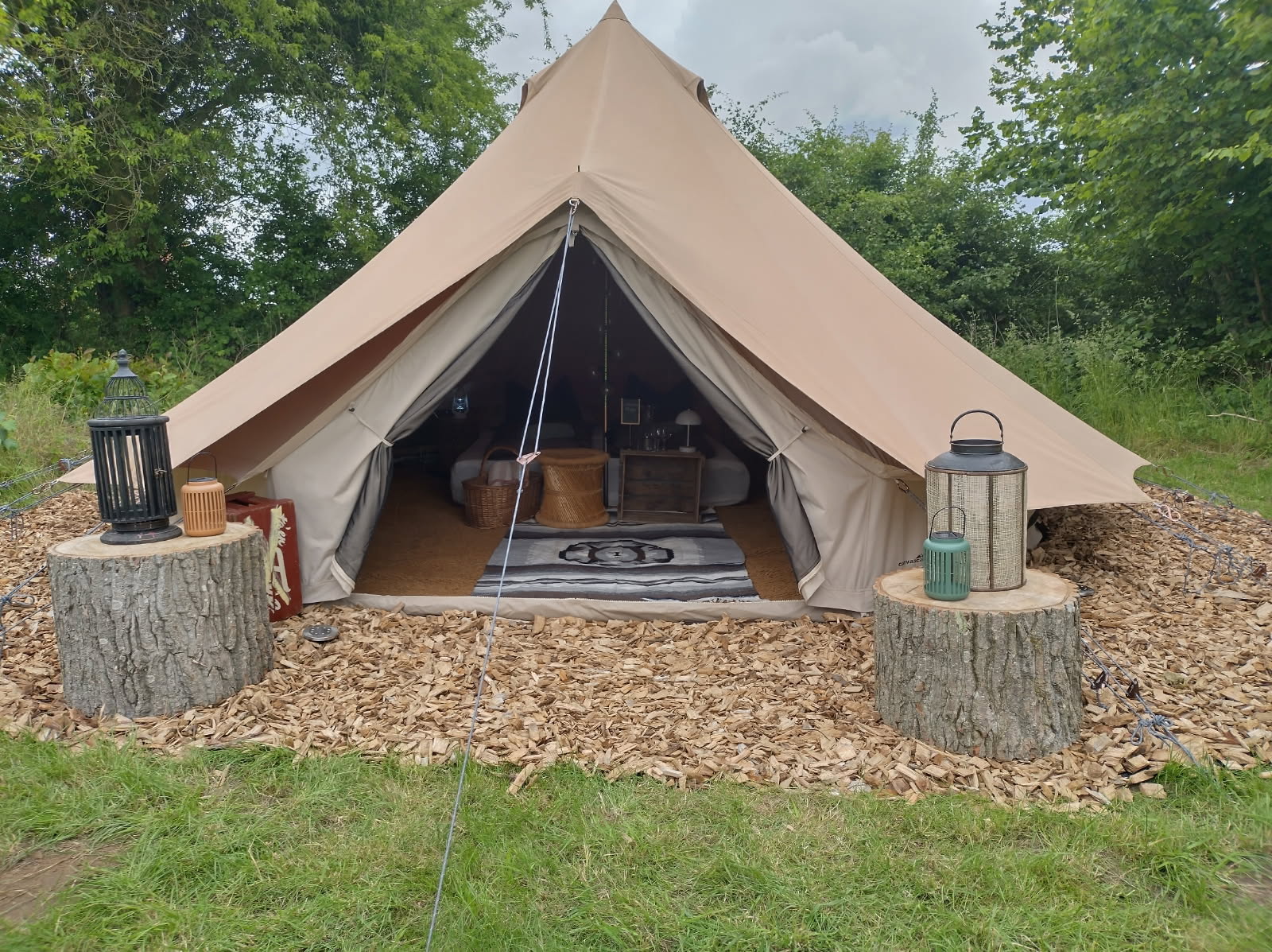 Glamping telt